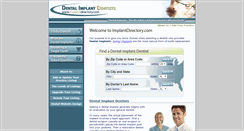 Desktop Screenshot of implantdirectory.com